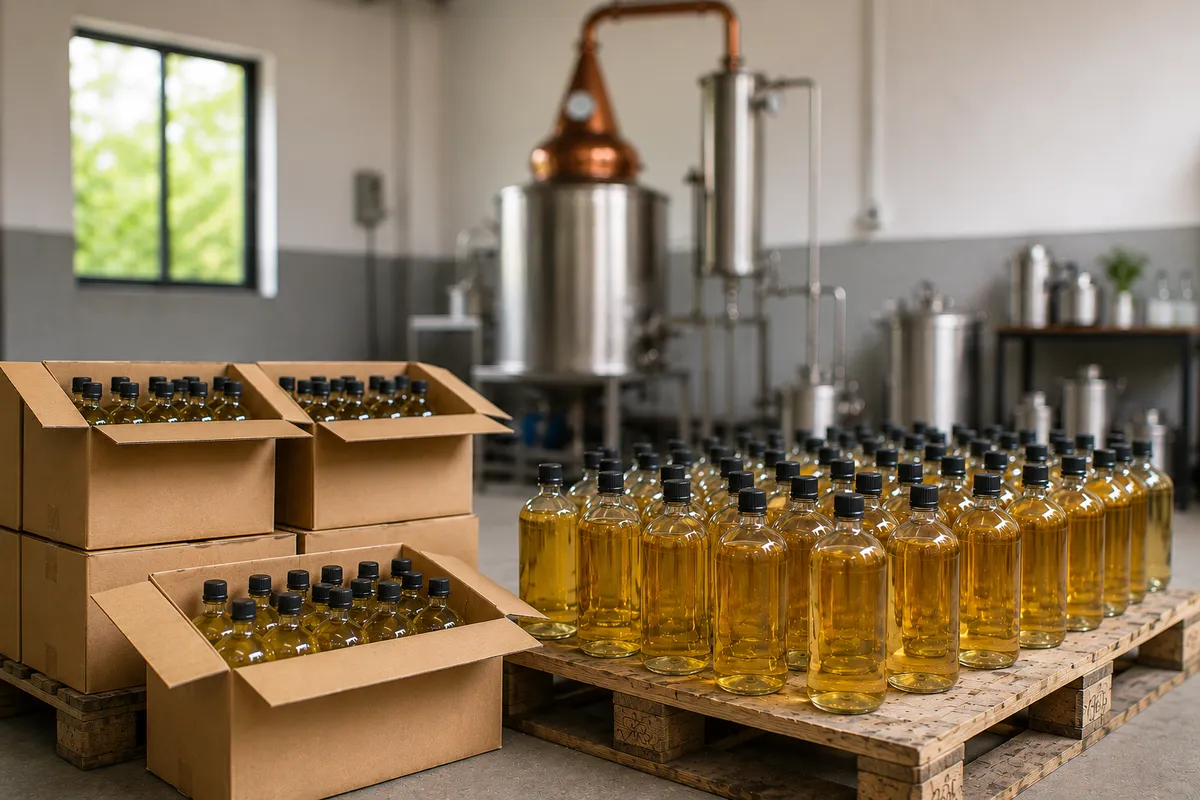 Bulk Essential Oils Ready for Export